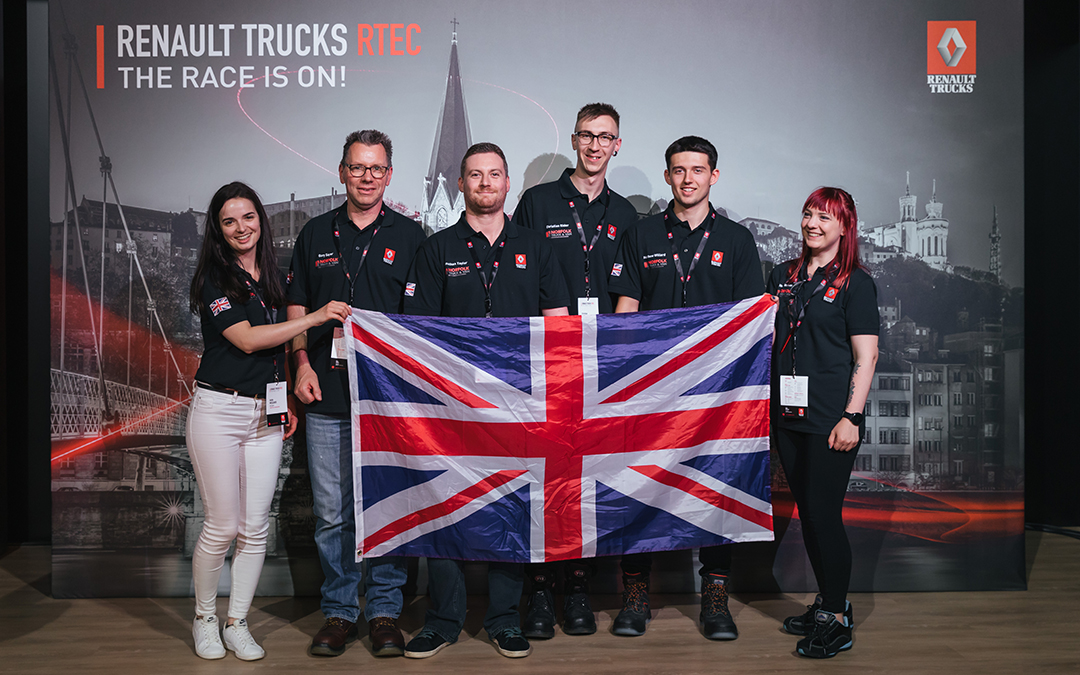 Norfolk Truck & Van team travels to France to receive prestigious award.